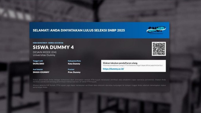 Pengumuman SNBP 2025 (Panitia SNPMB 2025)