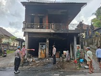 Ruko di Tabanan Ludes Terbakar, Diduga Akibat Arus Pendek Listrik