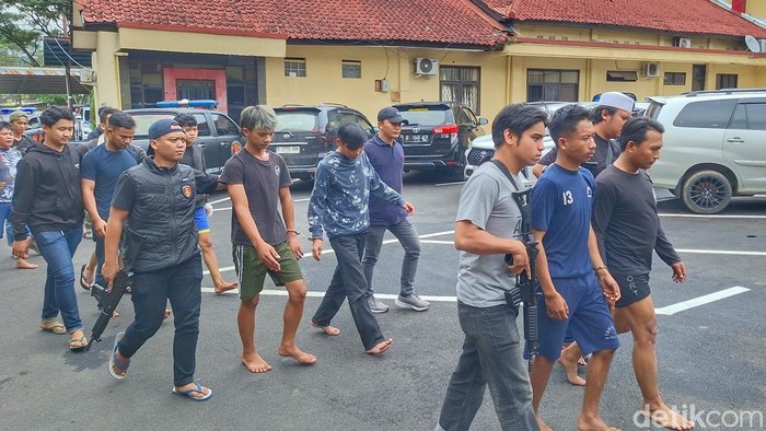 Polisi amankan pelaku pengeroyokan jukir di Kabupaten Bandung.