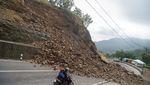 Potret Jalur Mudik Alternatif di Gunungkidul Longsor