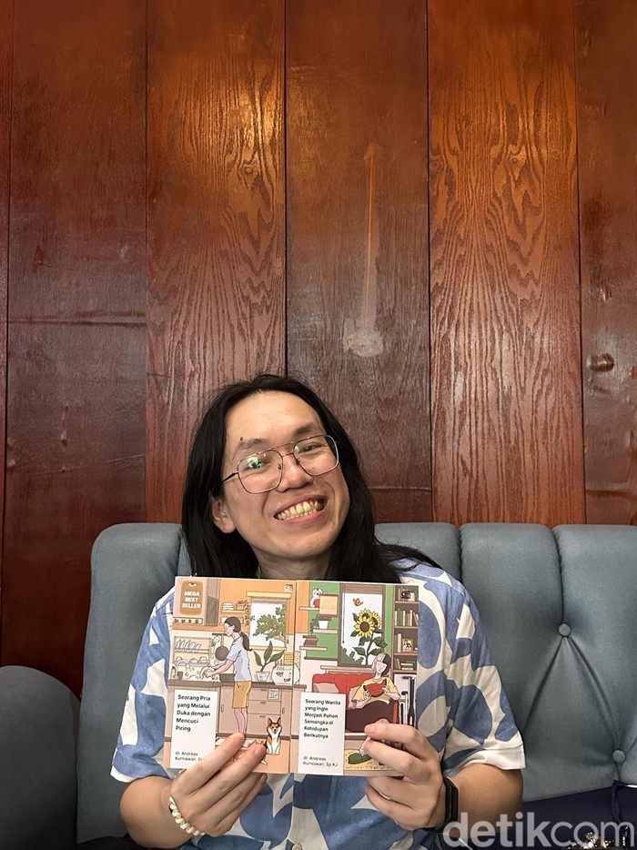 Psikiater dan penulis buku dr Andreas Kurniawan, Sp.Kj