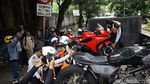 Razia Parkir Liar di Jakarta, Motor Diangkut Petugas