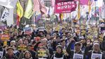 Ribuan Demonstran di Seoul Tuntut Presiden Yoon Suk Yeol Undur Diri
