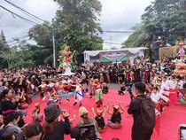 33 Kontingen Tampilkan Kreativitas Pawai Ogoh-Ogoh Mini di Jembrana