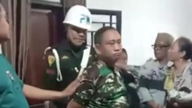 Tampang diduga oknum TNI yang menembak tiga polisi di Lampung