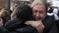 Tragedi kebakaran kelab malam di Kocani, Makedonia Utara, menewaskan 59 pengunjung. (AP Photo/Visar Kryeziu)