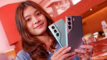 Tecno menjual perdana lewat Flash Sale 19 Maret 2025 dengan harga spesial: Tecno Camon 40 8/128 GB Rp 2.519.000 Tecno Camon 40 8/256 GB Rp 2.699.000 Foto: Adi Fida Rahman/detikINET