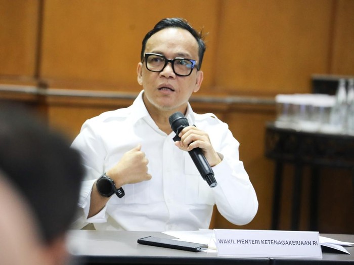 Wakil Menteri Ketenagakerjaan Immanuel Ebenezer Gerungan (Noel)