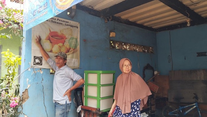 Warga korban banjir di Cawang, Herman