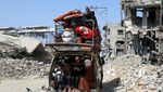 Belum Lama Pulang, Warga Gaza Kembali Mengungsi