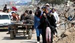Belum Lama Pulang, Warga Gaza Kembali Mengungsi