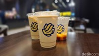 Kopi dengan bahan tambahan yang unik juga ada di sini. Menu Profee yaitu protein coffee tersedia dan dapat dipesan dalam varian rasa cokelat maupun vanilla. Foto: detikcom/Diah Afrilian
