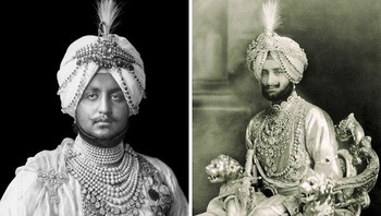 Kalung Patiala, yang dibuat oleh Cartier pada tahun 1928 untuk Maharaja Bhupinder Singh, menampilkan 2.930 berlian, termasuk berlian De Beers 428 karat. Kalung ini hilang dari Perbendaharaan Kerajaan Patiala sekitar tahun 1948, dan beberapa berlian kemudian ditemukan kembali. Foto: Boredpanda