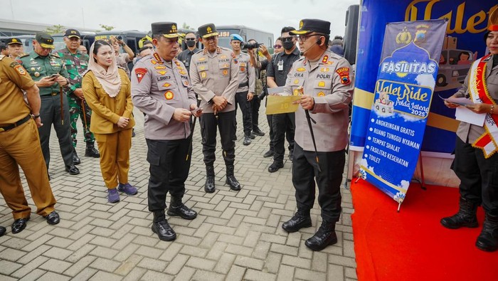 Kapolri cek kesiapan program valet and ride inisiasi Polda Jateng (dok.Polri)