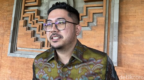 Ketua Komisi II DPRD Bali, Agung Bagus Pratiksa Linggih atau Ajus Linggih, Rabu (19/3/2025). (Rizky Setyo)