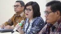Ketua Komnas HAM Atnike Nova Sigiro berbicara dalam konferensi pers di kantor Komnas HAM, Menteng, Jakarta Pusat, Rabu (19/3/2025).