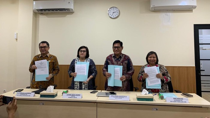 Konferensi pers Komnas HAM (Mulia/detikcom)