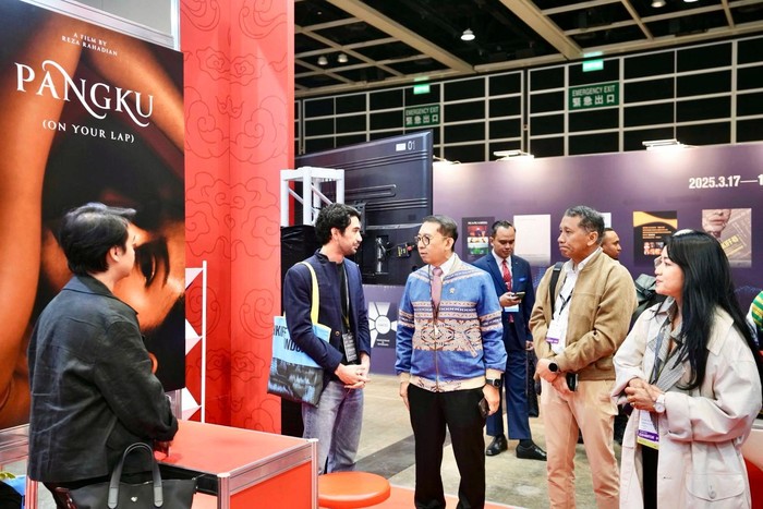 Menteri Kebudayaan Fadli Zon, melakukan serangkaian pertemuan strategis dengan para pemangku kepentingan perfilman dunia di Hong Kong International Film & TV Market (FILMART) 2025.