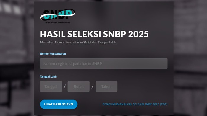 Pengumuman SNBP 2025.