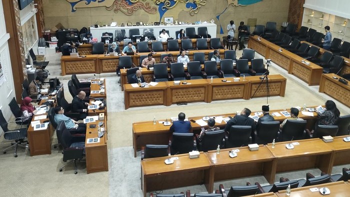 Rapat di Baleg DPR (Dwi/detikcom)
