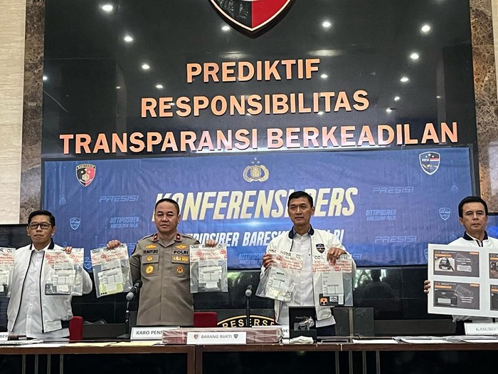 Siber Bareskrim Polri bongkar sindikat scam kripto internasional (Ondang/detikcom)