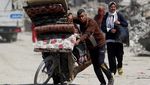 Warga Palestina Ngungsi Lagi Saat Israel Kembali Bombardir Gaza