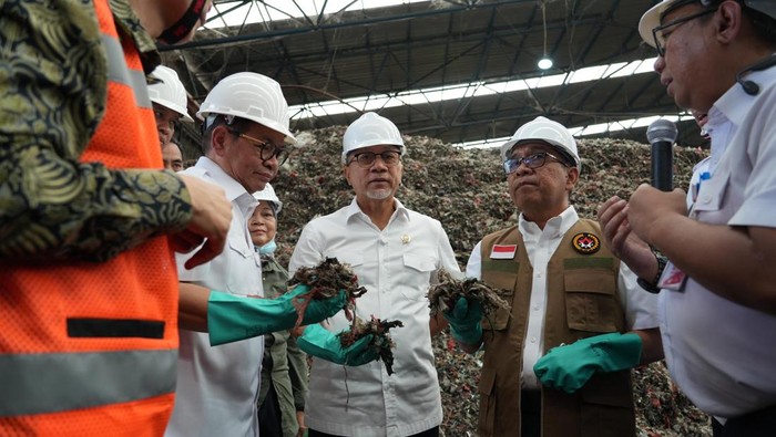 Zulhas di TPSP Bantargebang (dok.istimewa)