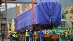 12 Unit Kereta Tiba di Pelabuhan Teluk Bayur Padang