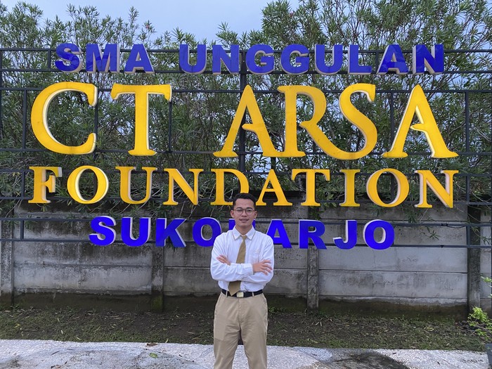 Dafa Aziz, siswa dari SMA Unggulan CT Arsa Sukoharjo yang diterima di 12 kampus luar negeri.
