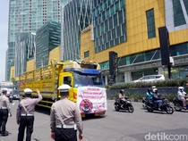 Demo Sopir Truk soal Pembatasan Angkutan Barang