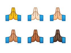 Perdebatan Arti Emoji Dua Telapak Tangan Menyatu yang Sering Digunakan