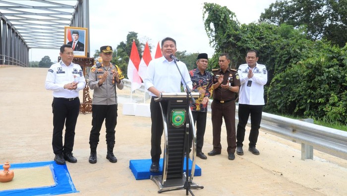 Gubernur Sumsel resmikan 4 jembatan penghubung di PALI-Mura.