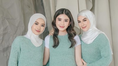 6 Foto Irish Bella Pamer Kedekatan Dengan 2 Putri Sambung, Bak Adik-Kakak