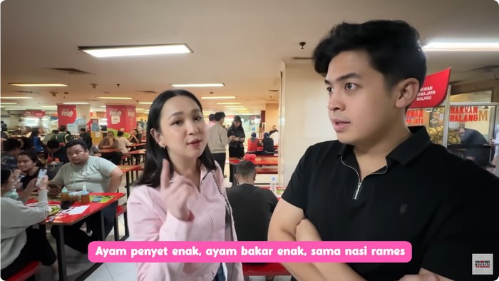 Jerome Polin dan Agatha Pricilla makan di kantin karyawan PIM