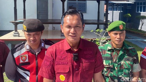 Kalapas Kelas IIB Karangasem I Wayan Bondan Wahyu Kusuma Dusak, Kamis (20/3/2025). (I Wayan Selamat Juniasa)