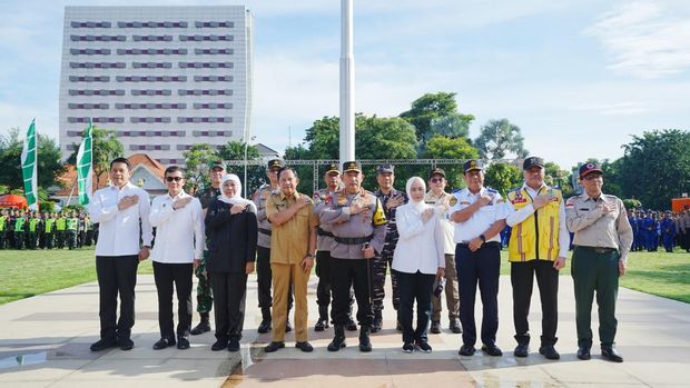 Kapolri pimpin apel Operasi Ketupat 2025. (Dok. Polri)