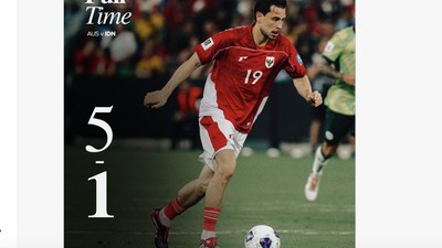 Meme Menyedihkan Timnas Indonesia Dibantai Australia