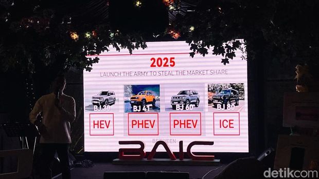 Mobil baru BAIC yang mau meluncur di Indonesia 2025.