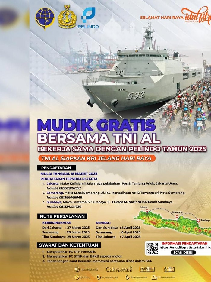 Mudik Gratis TNI AL