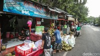 Permintaan yang terus meningkat membuat pedagang mampu menurunkan ribuan kelapa yang didatangkan langsung dari daerah Lampung dan Banten. Permintaan yang terus meningkat membuat pedagang mampu menurunkan ribuan kelapa yang didatangkan langsung dari daerah Lampung dan Banten.