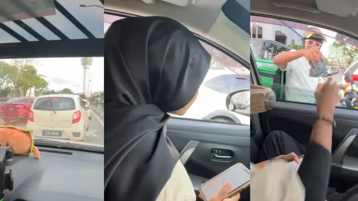 Orang Ini Pesan Makanan via Aplikasi Ojol di Tengah Kemacetan