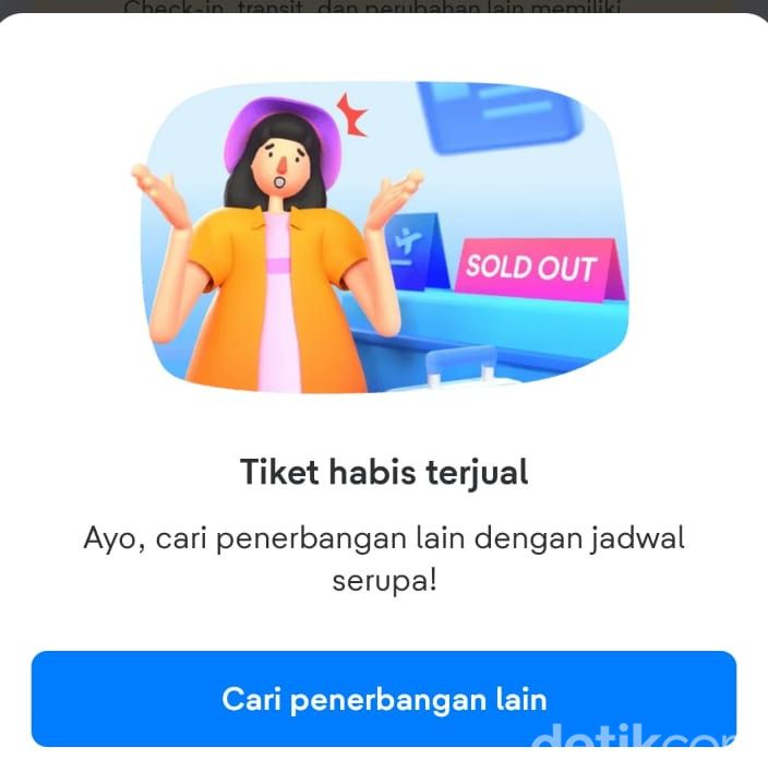 Pencarian tiket mudik