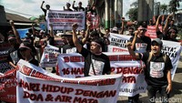 Mereka menolak durasi pembatasan operasional angkutan barang selama masa mudik lebaran 2025.