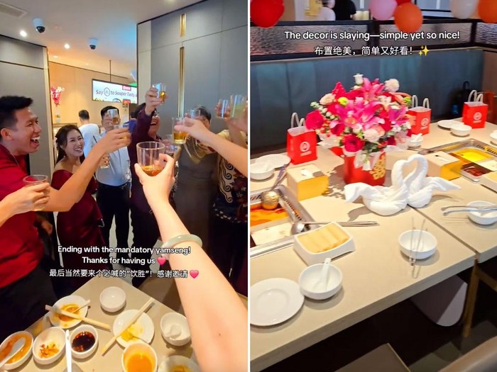 pasangan unik menikah di restoran hot pot Haidilao