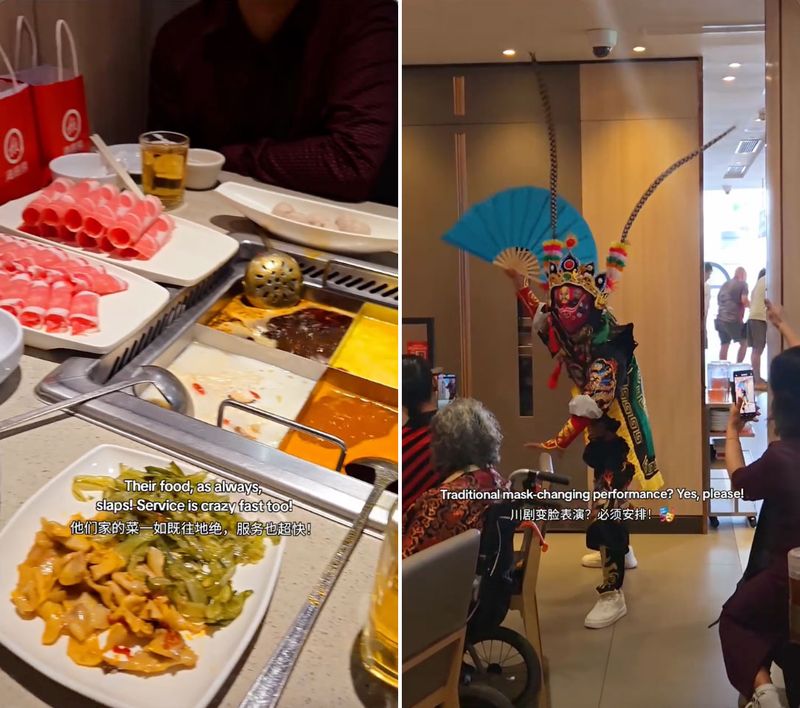 pasangan unik menikah di restoran hot pot Haidilao