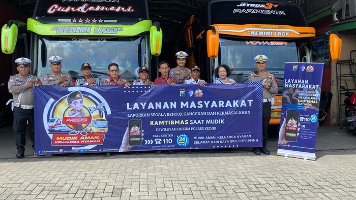 Sosialisai Call Center 110 Polres Kediri
