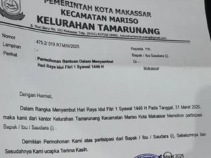 Modus Lurah di Makassar Minta Sumbangan ke Pengusaha demi Bagi Takjil