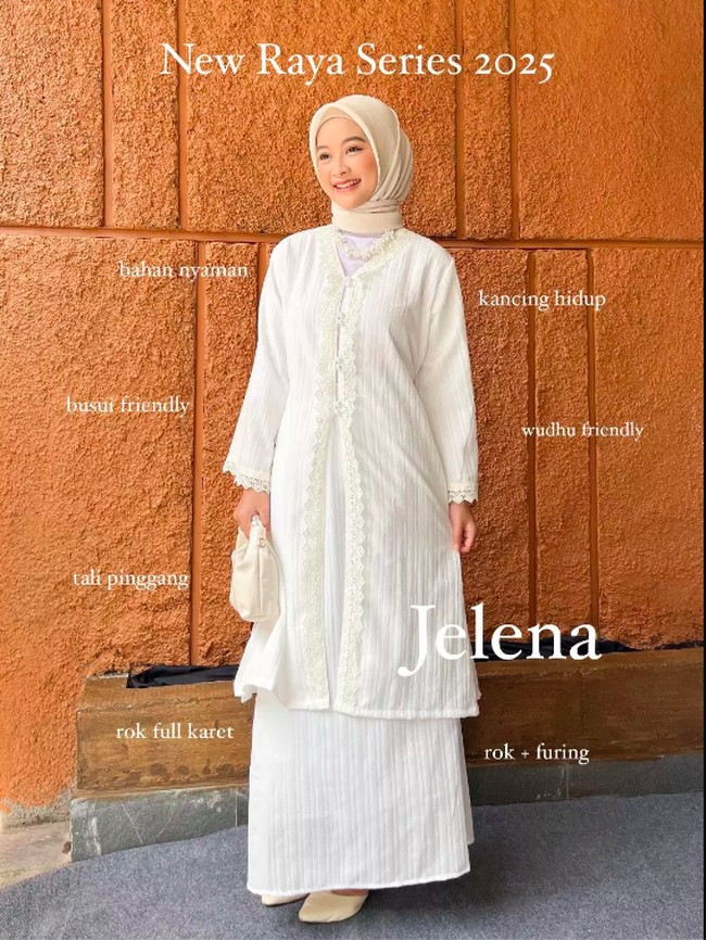 atasan putih lebaran 2025