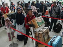 Bandara Tjilik Riwut Mulai Dipadati Pemudik