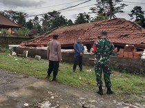 Bangunan Bale Gong di Pura Merajan Tabanan Roboh, Kerugian Rp 250 Juta